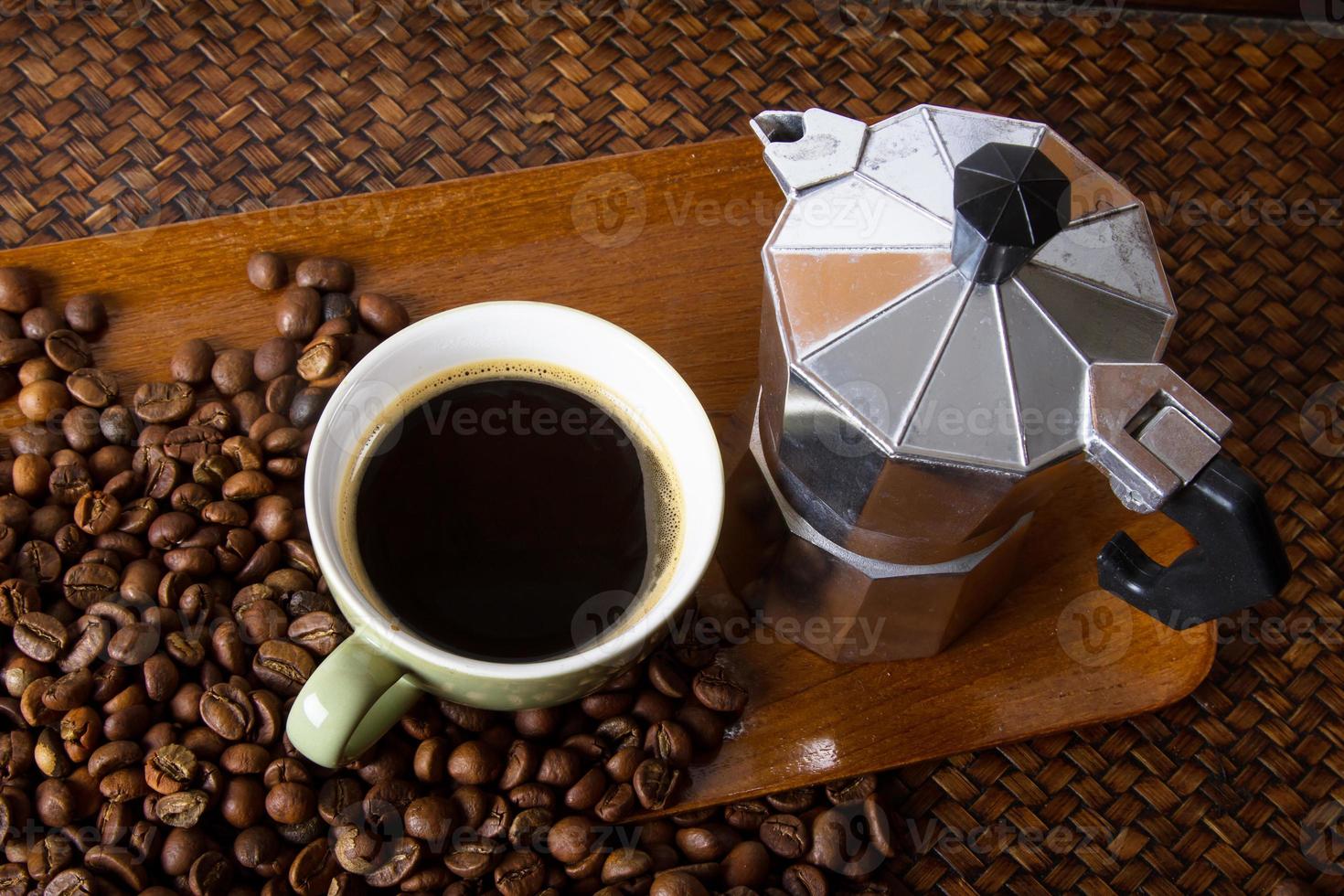 Moca pot and Espresso photo