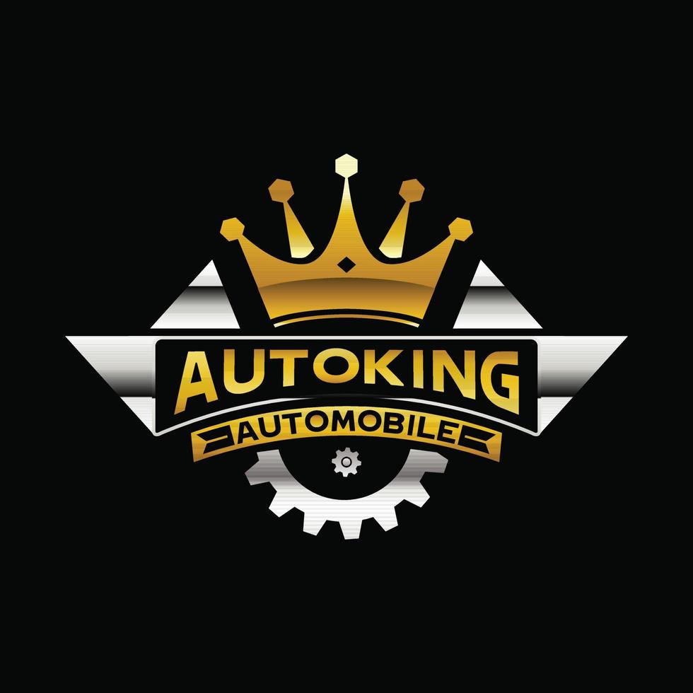 King Automobile Logo Sign Symbol Icon vector