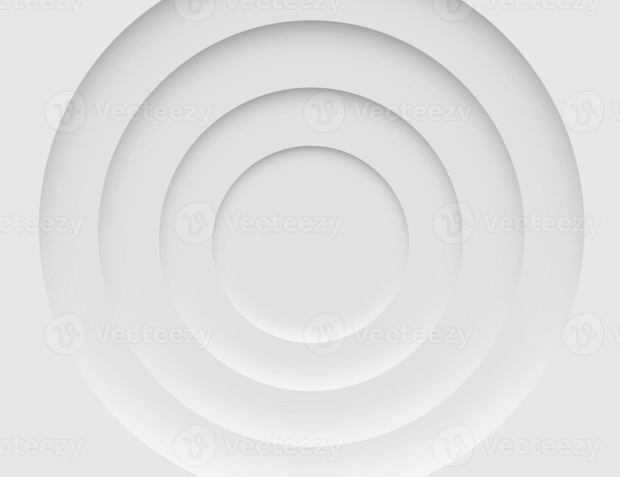 white circle simple and clean abstract background. 3d render photo