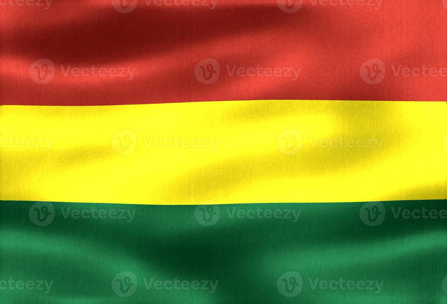 Bolivia flag - realistic waving fabric flag photo