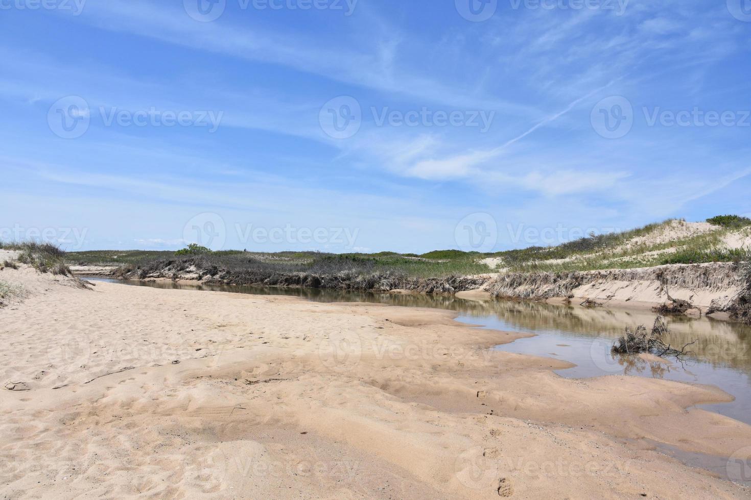 Views of Sand Beach and Shallow Marsh on the Cape photo