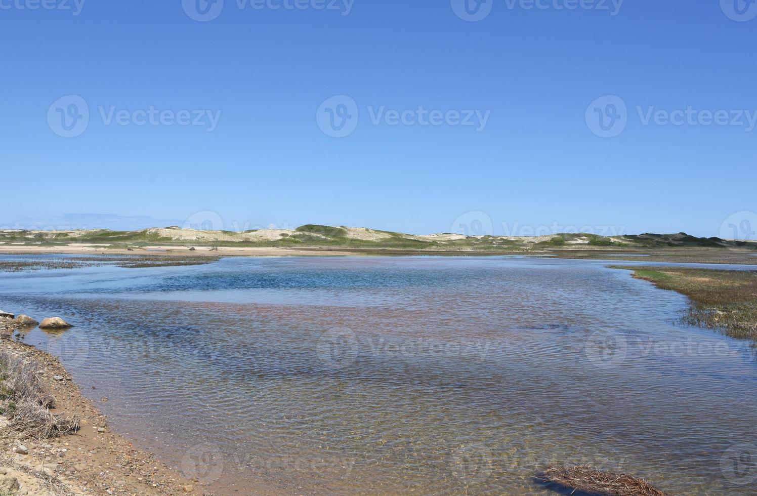 Sand Dunes Along Tidal Marsh on the Cape photo