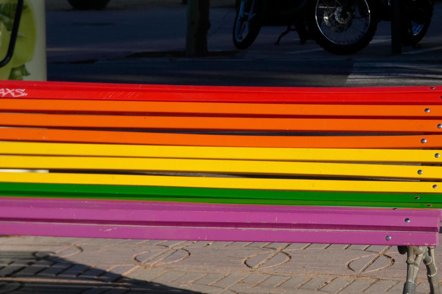 colores del arcoiris que representan a la comunidad lgtb foto