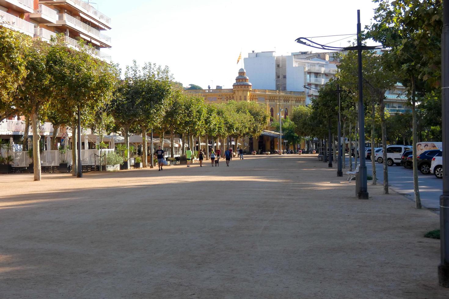 Sant Feliu de Guixols town on the Costa Brava, Spain photo