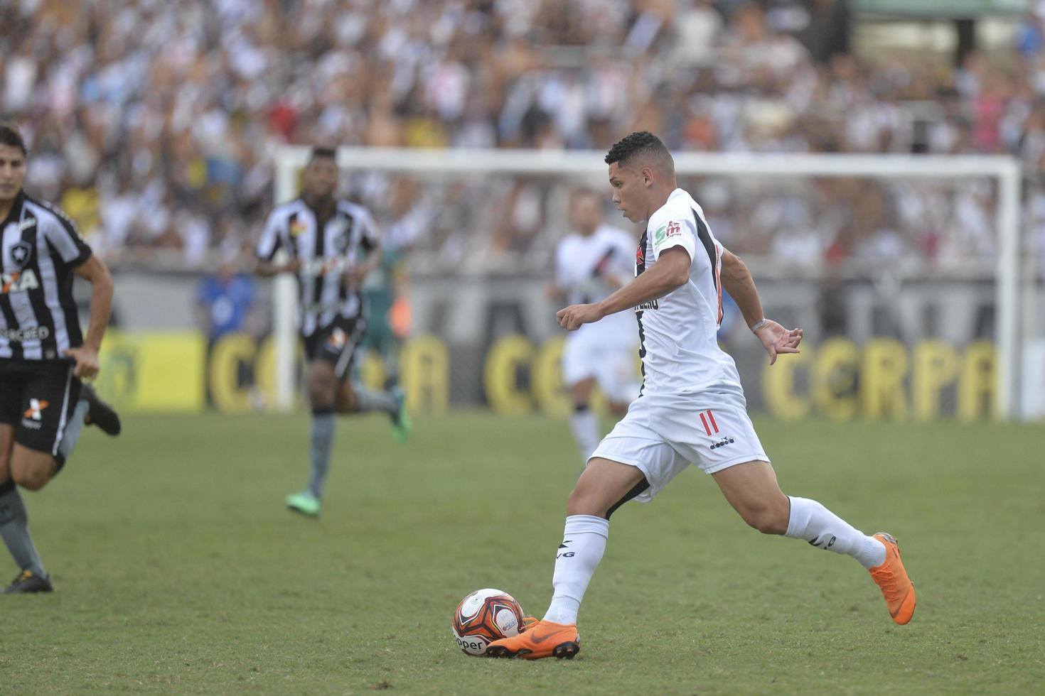 Rio, Brazil - april 01, 2018 -  Paulinho player in match between Botafogo and Vasco by the Carioca Championship in Nilton Santos Stadium photo