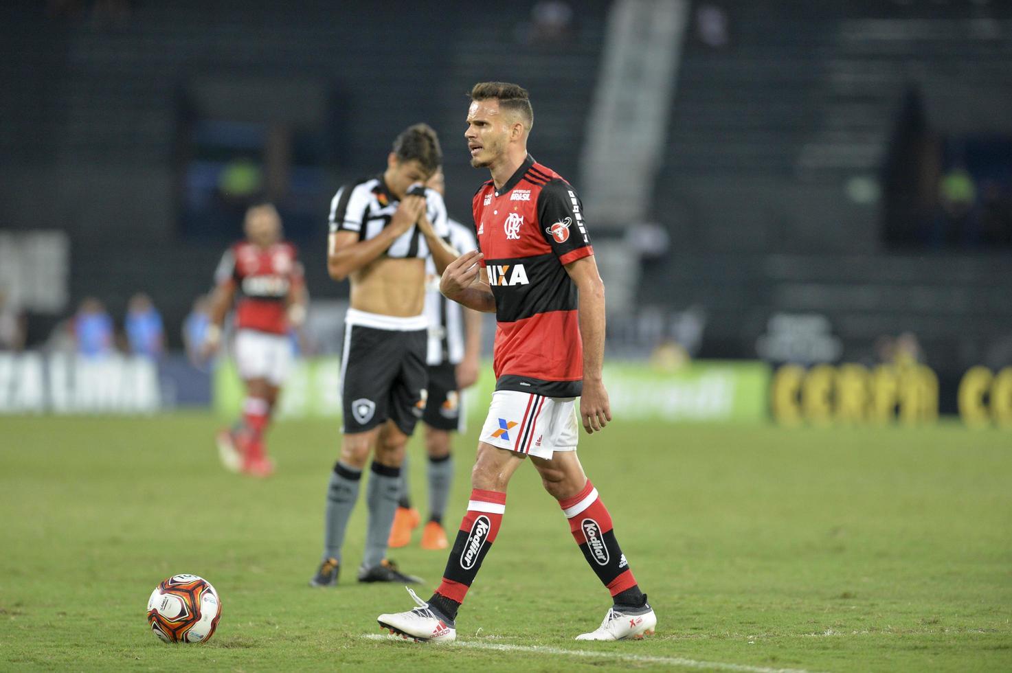 Rio, Brazil - march 03, 2018 -  Rene player in match between Flamengo and Botafogo by the Carioca Championship in Nilton Santos Stadium photo