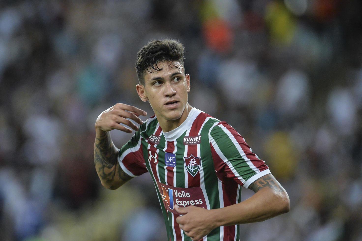 Rio, Brazil - march 30, 2018 -  Pedro player in match between Fluminense and Vasco by the semifinal Carioca Championship in Maracana Stadium photo