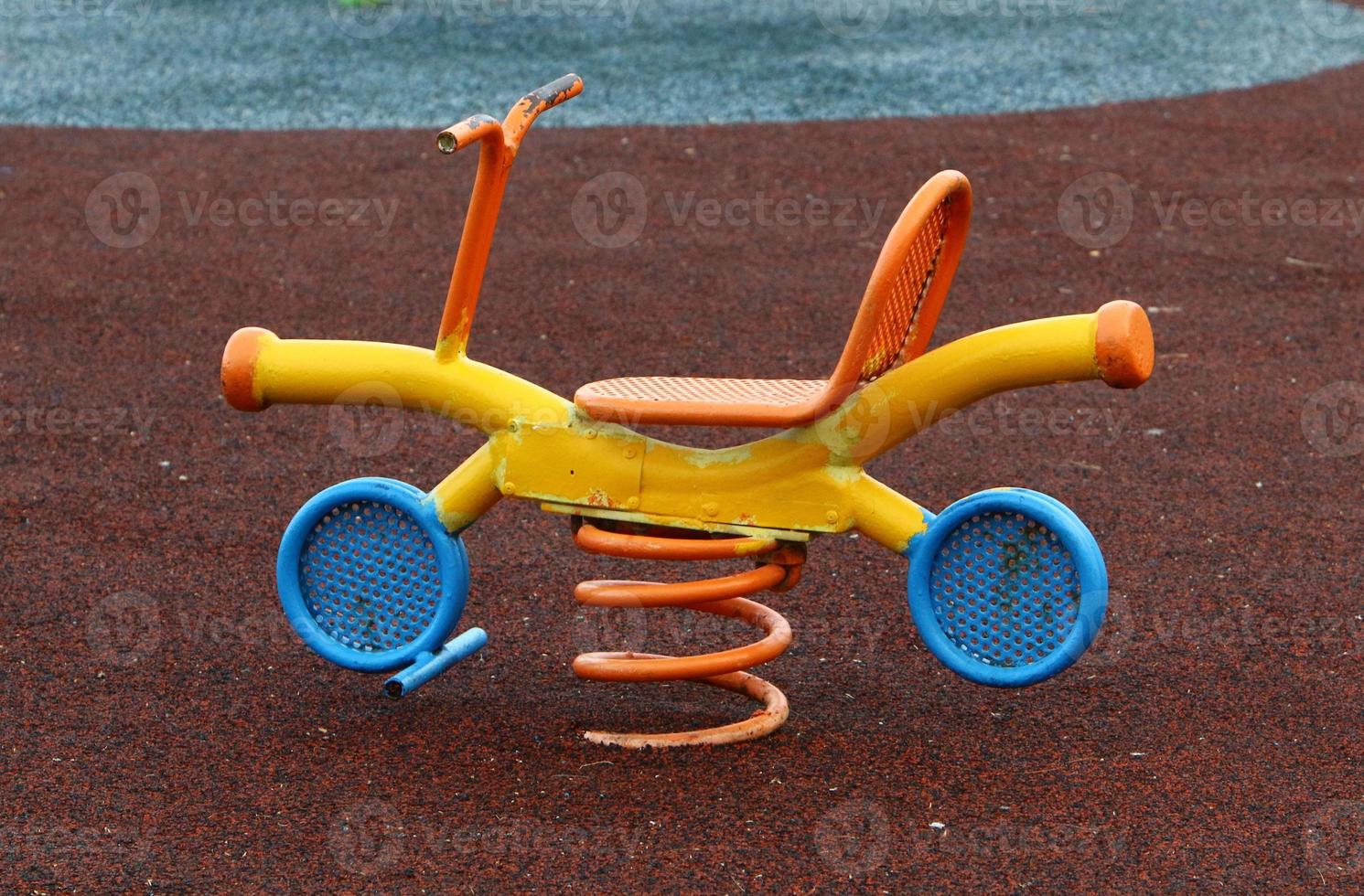 Figures for games and sports on a playground in Israel. photo