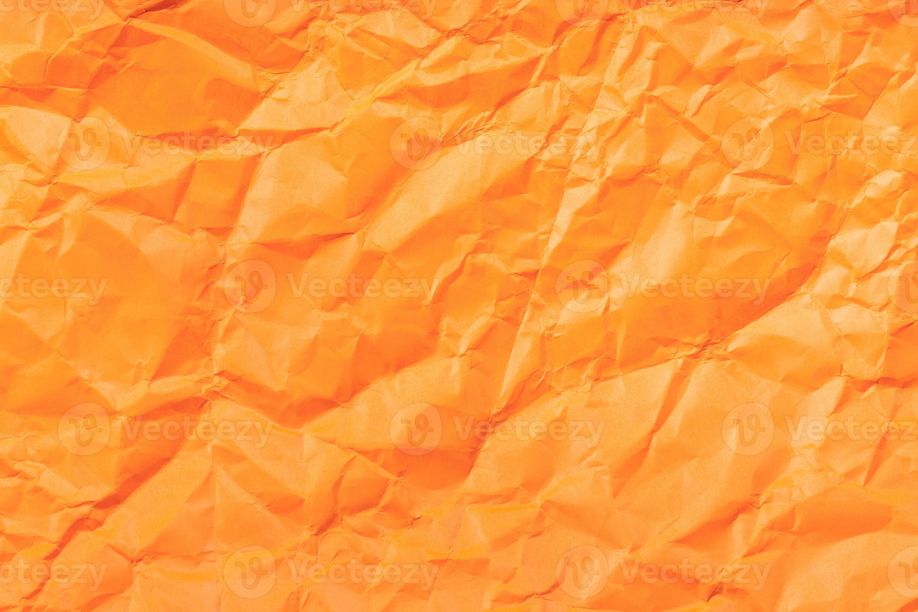 Paper Texture Crumpled Orange Paper Stock Photo 155648645