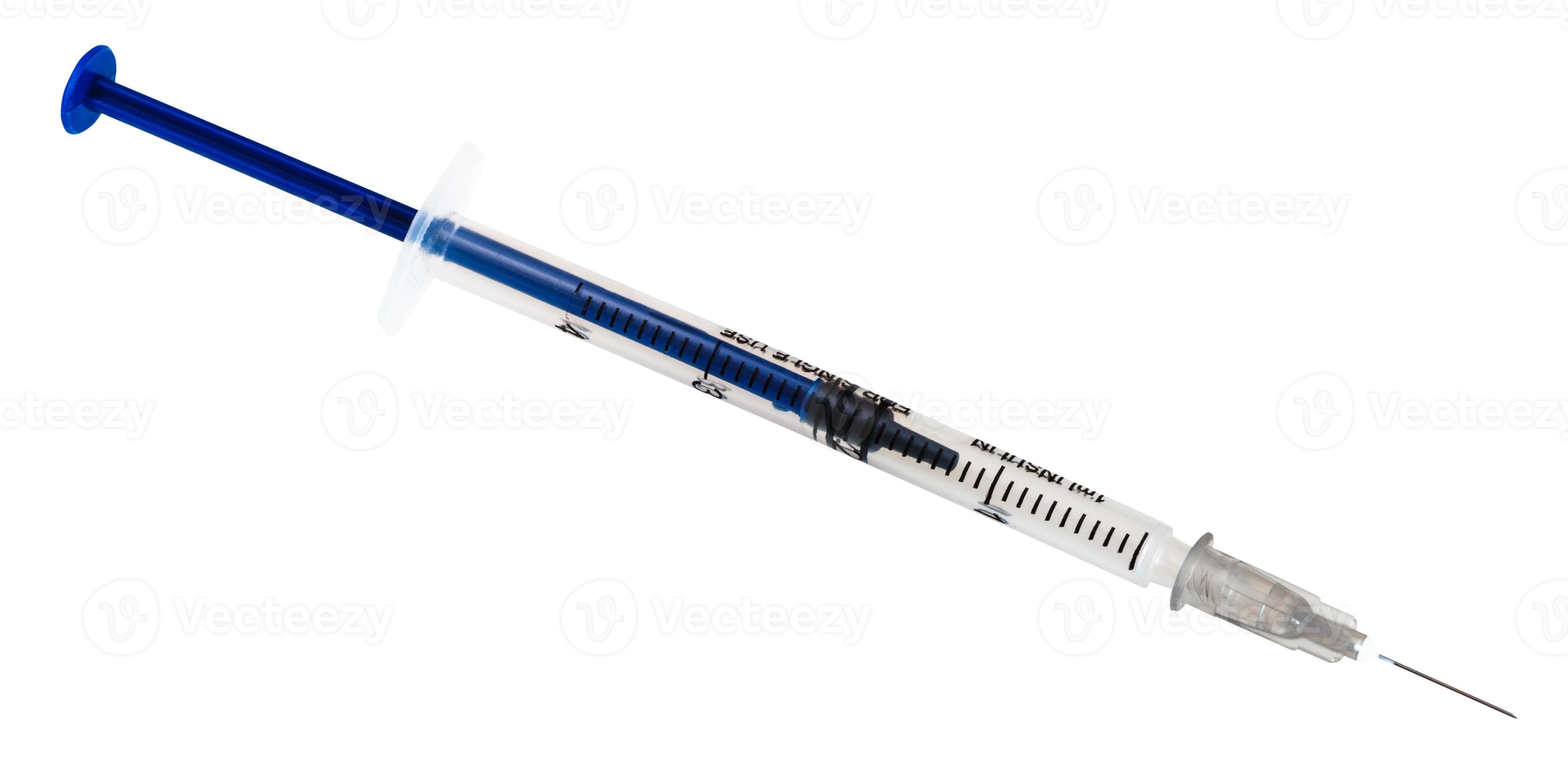Medical plastic disposable insulin syringe 12571057 Stock Photo at Vecteezy