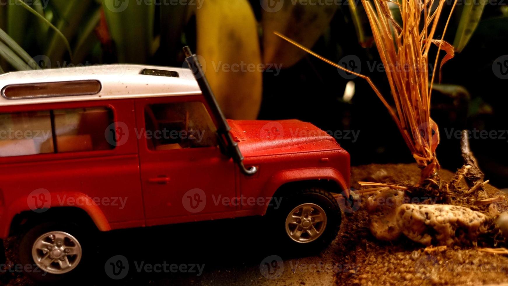 land rover defender diorama miniaturas foto