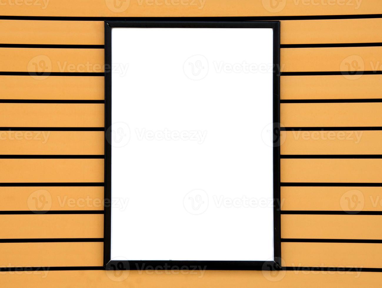 Copy the white area on the black rectangle frame.  brown slat background  Used to design product advertisements.  banner ads website photo