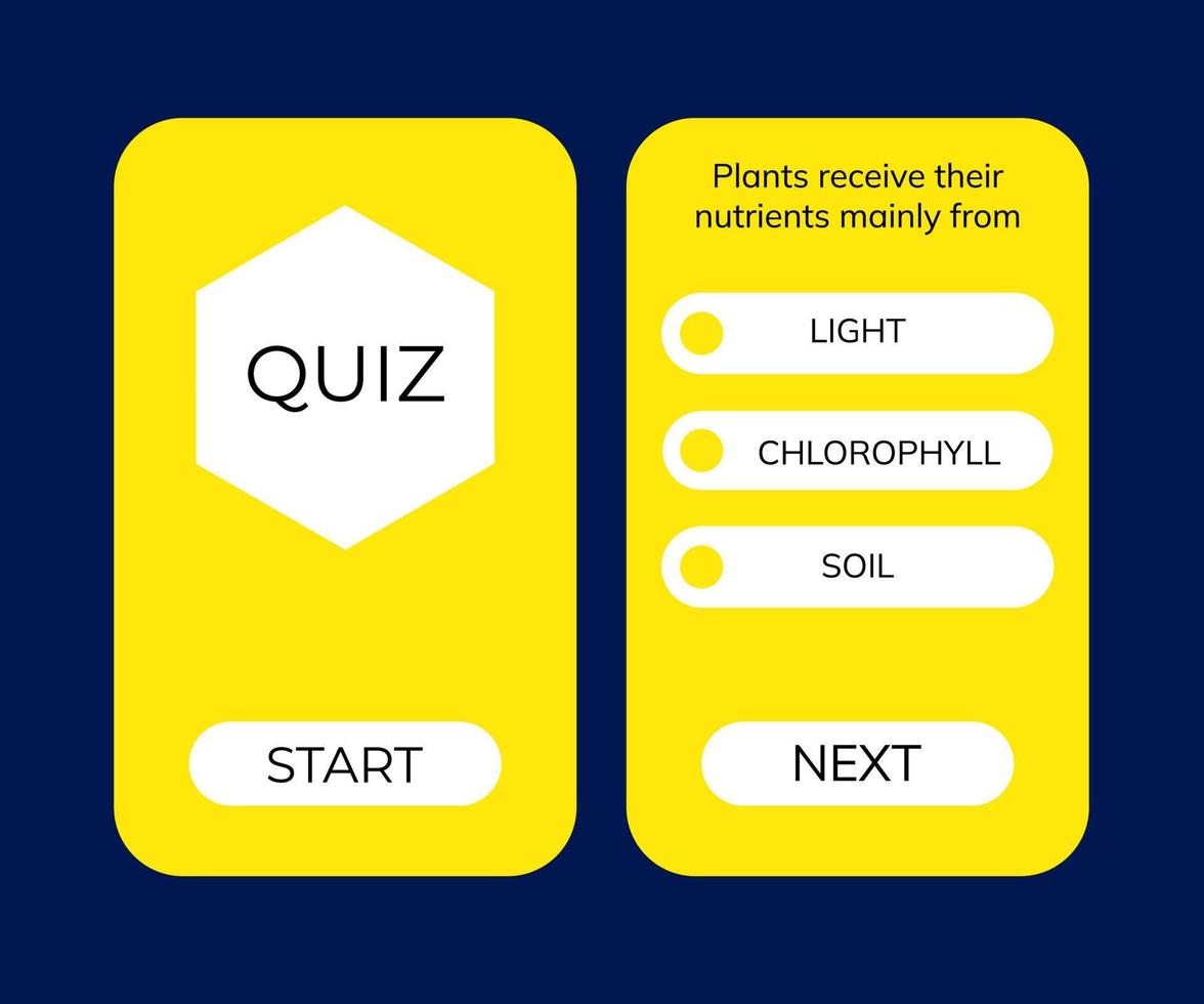 plantilla de menú de prueba de juego de preguntas y respuestas. juego de preguntas vector template.quiz prueba lotería millonario. viejo estilo de pc