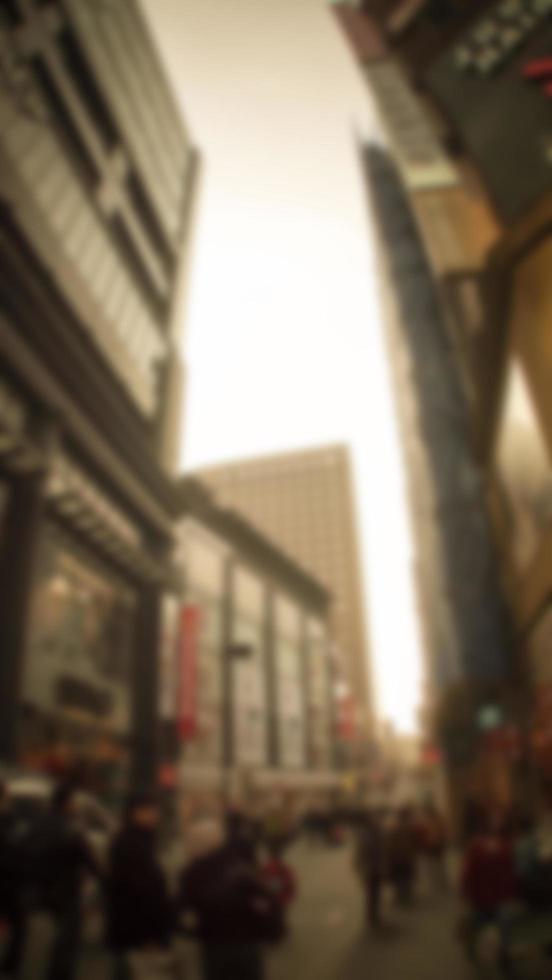 Blurred image background cityscape office building, Vintage style for your design photo