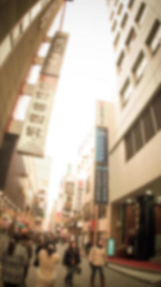 Blurred image background cityscape office building, Vintage style for your design photo