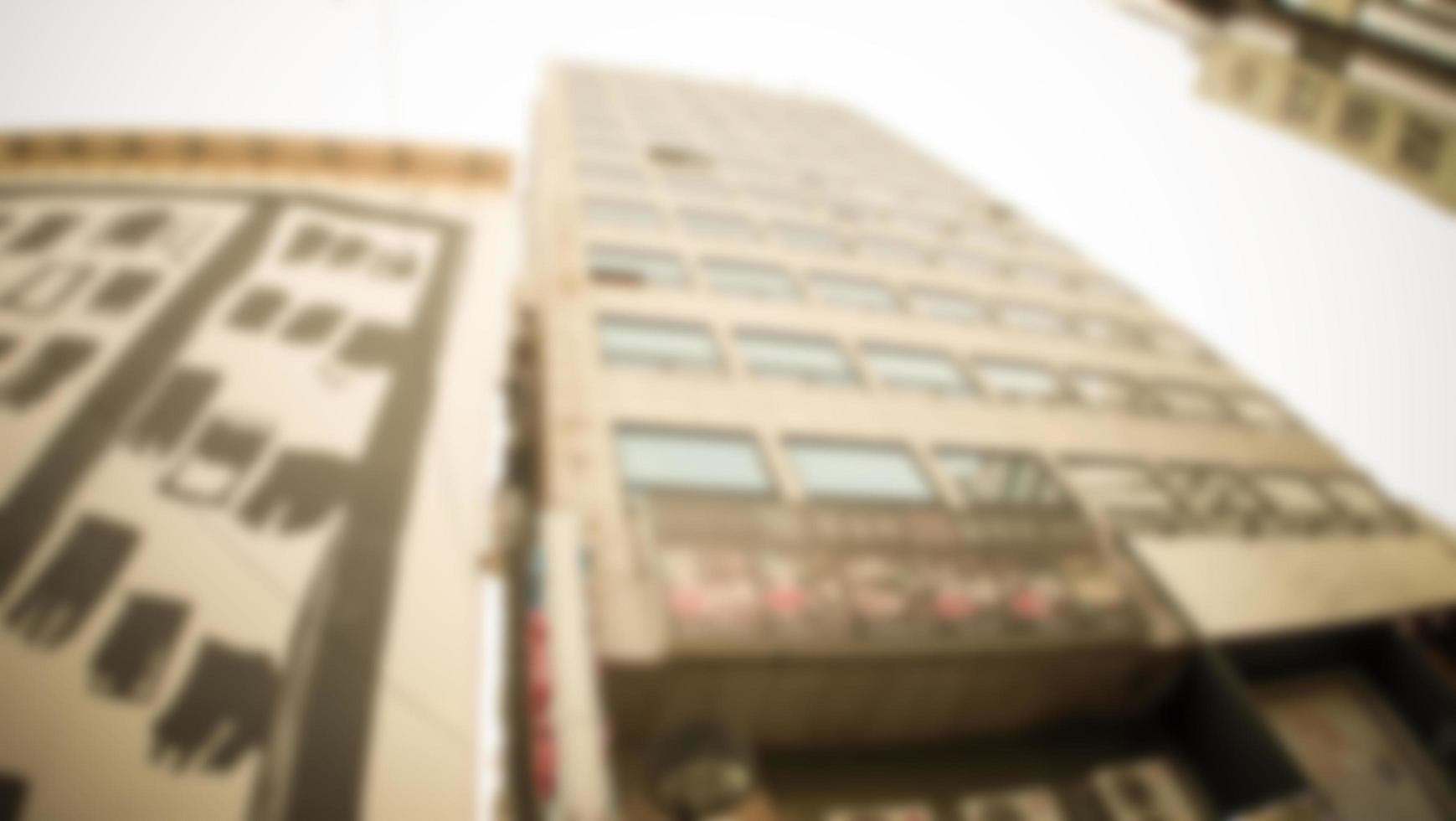 Blurred image background cityscape office building, Vintage style for your design photo