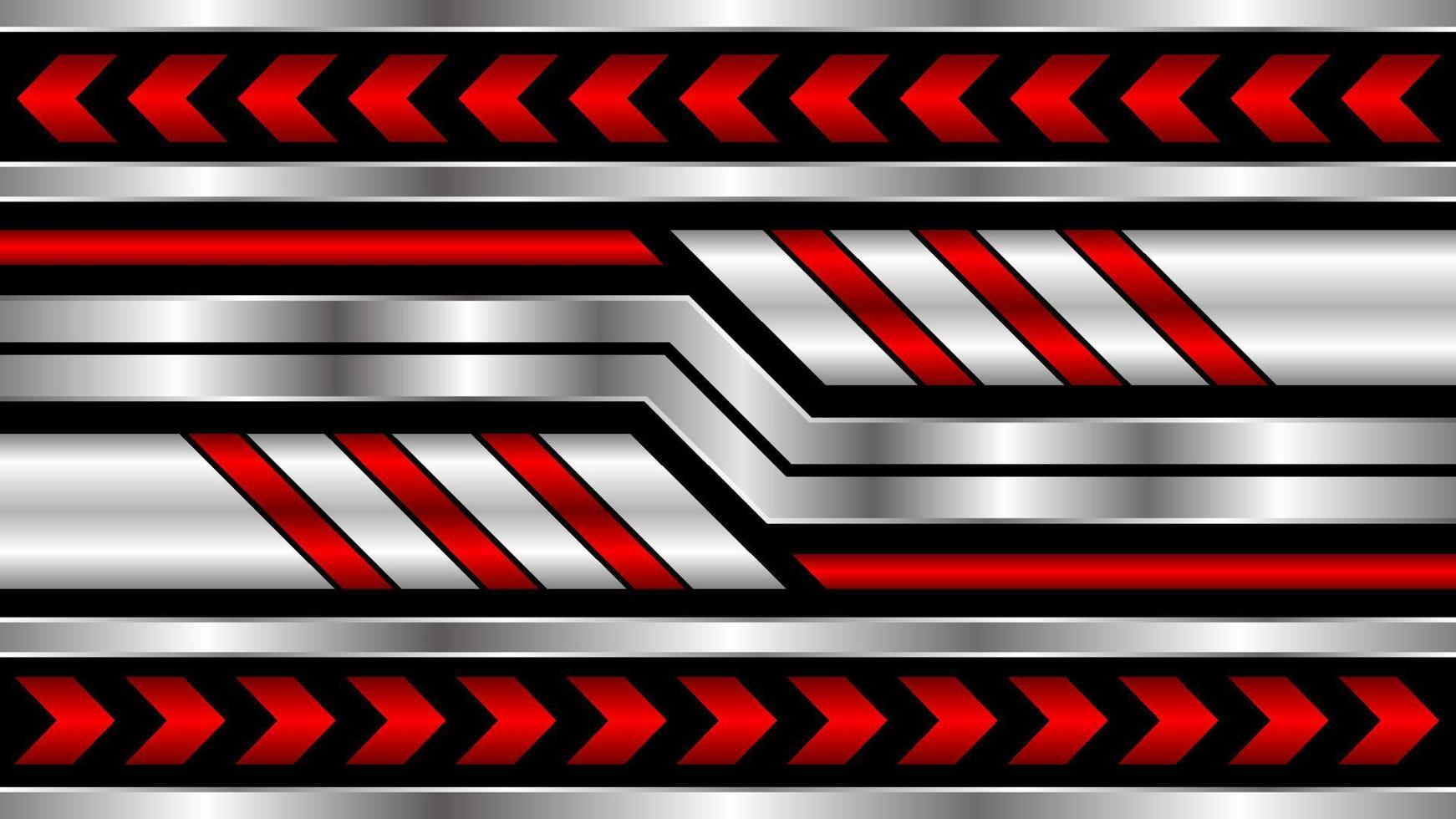 futuristic technology metallic red color abstract background vector