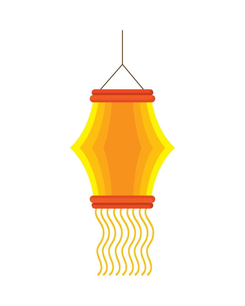 diwali lantern hanging vector