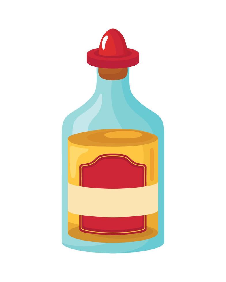 mexican tequila bottle vector