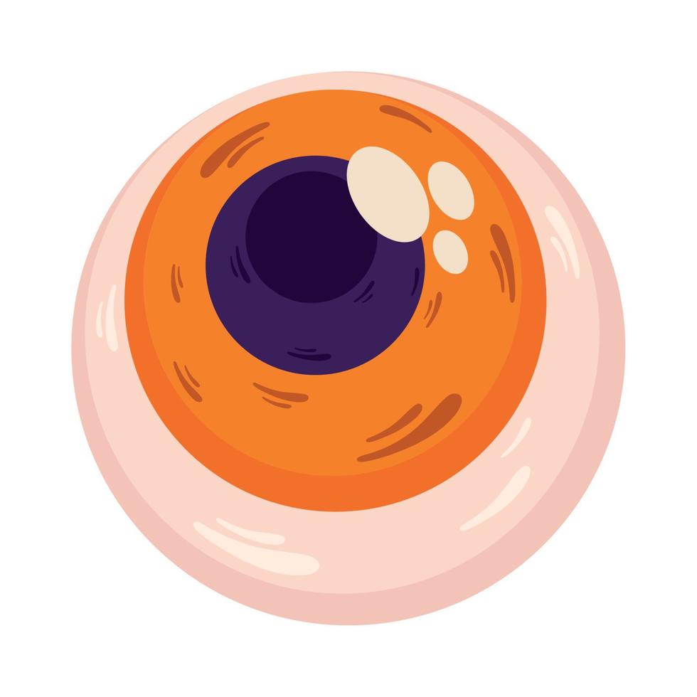 órgano del ojo de halloween vector