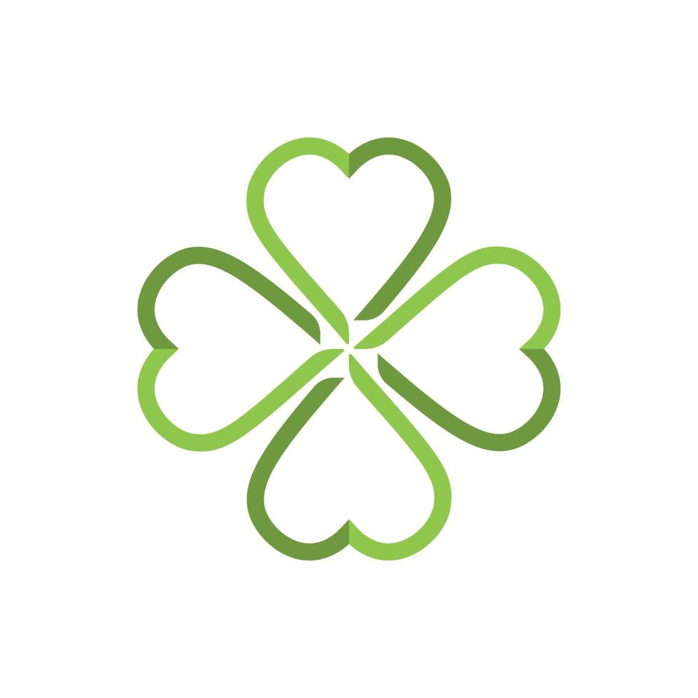 Four leaf clover icon. Clover Simple icon design. St patryks day clover. Vector illustration