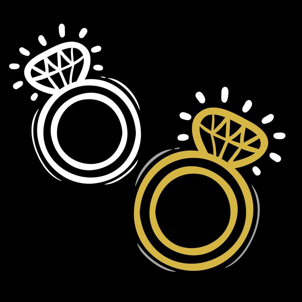 Set of jewelry logo design templates in trendy linear and minimal style. Vector emblems