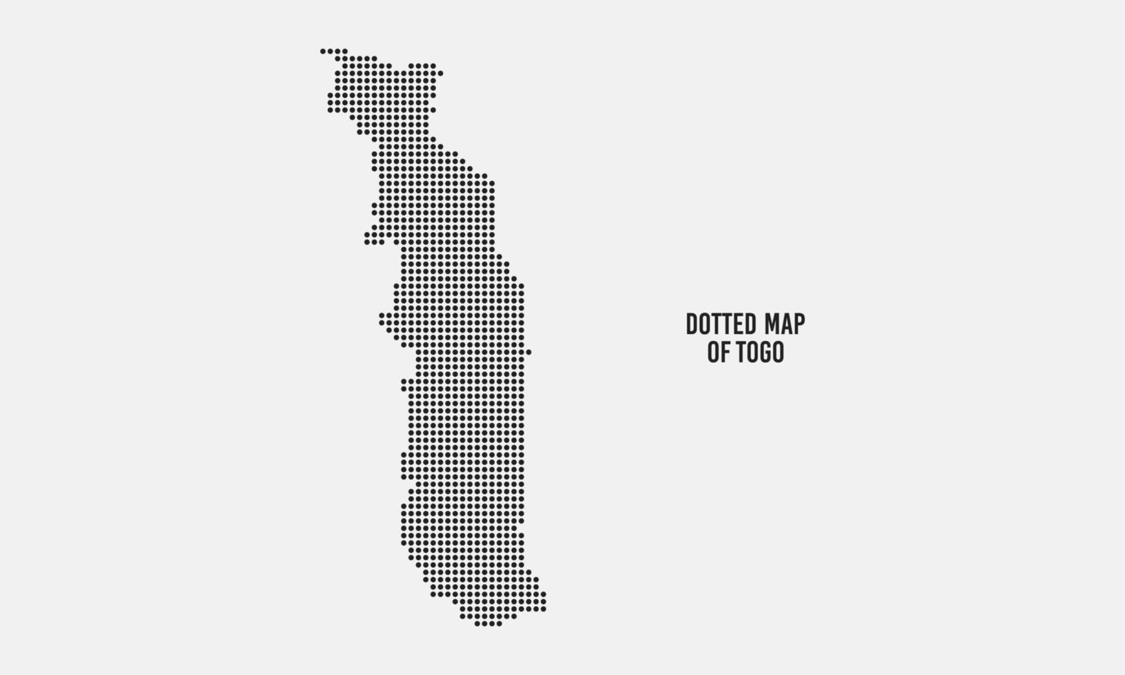 Abstract Dotted Togo Map vector