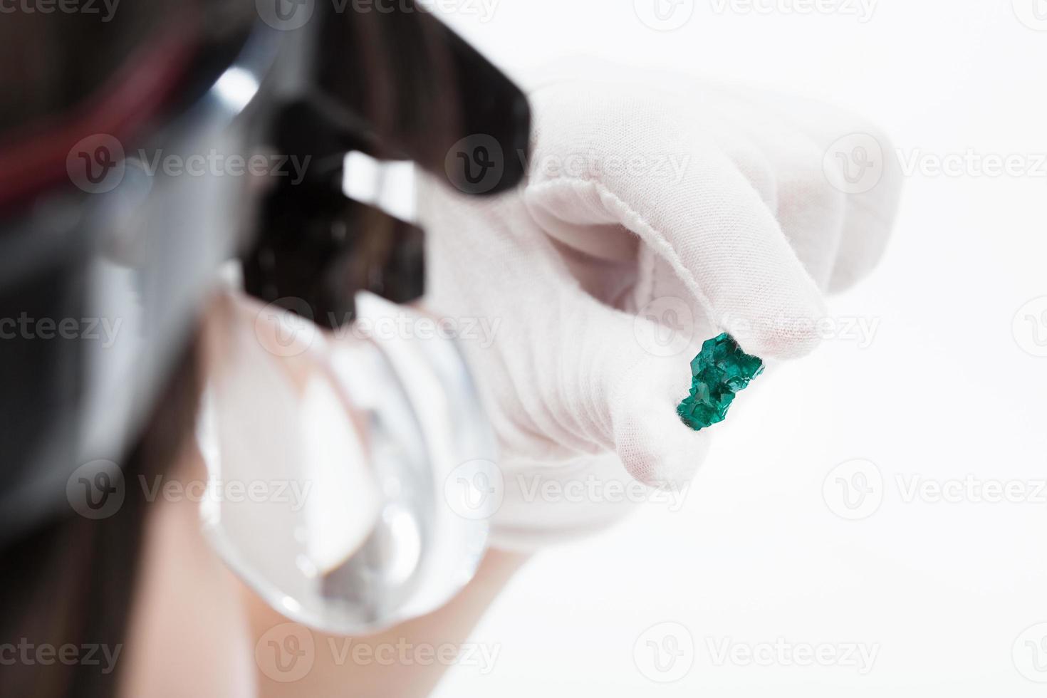 master in magnifying glasses checks dioptase photo