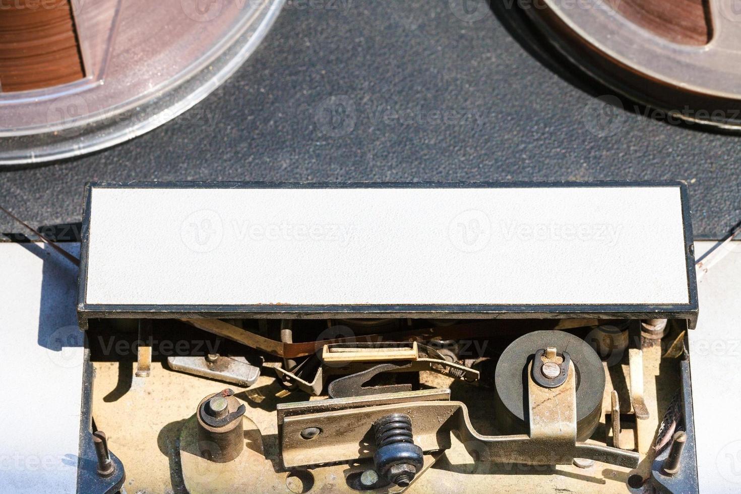 mechanical guides of reel-to-reel recorder photo