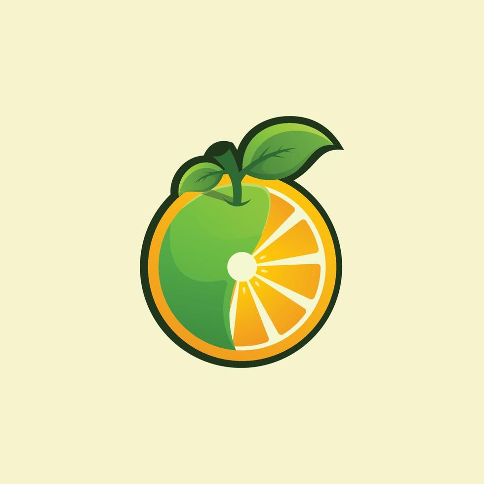 logo icon vector orange drink