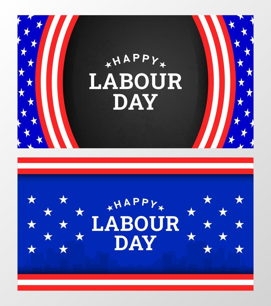 Happy Labour Day Background with Yellow Stripe and Tools vector