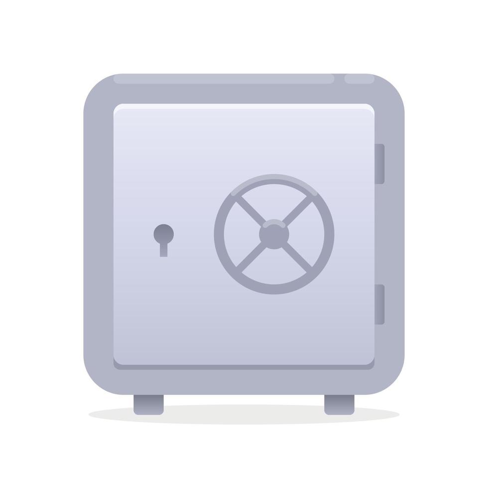 Strongbox icon. Safe vector illustration.