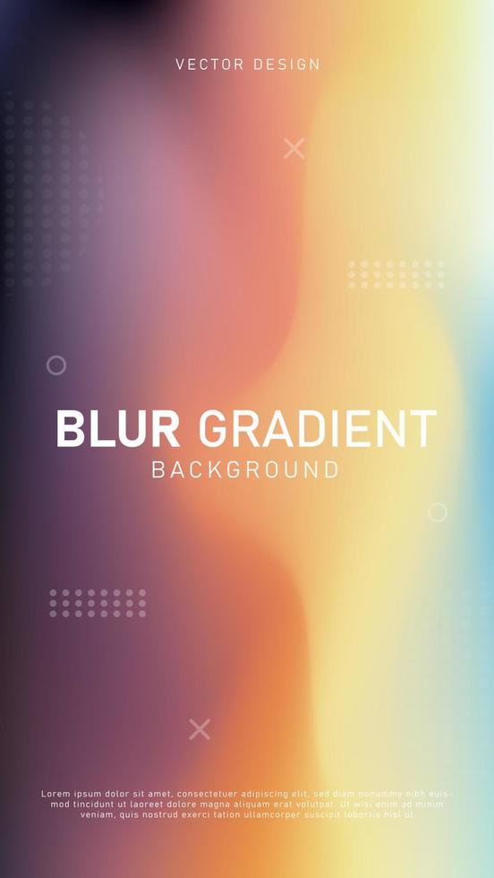 Abstract gradient fluid liquid cover template. Set of modern poster with vibrant graphic color, hologram, dot pattern. Minimal style design for flyer brochure, background, wallpaper, banner vector