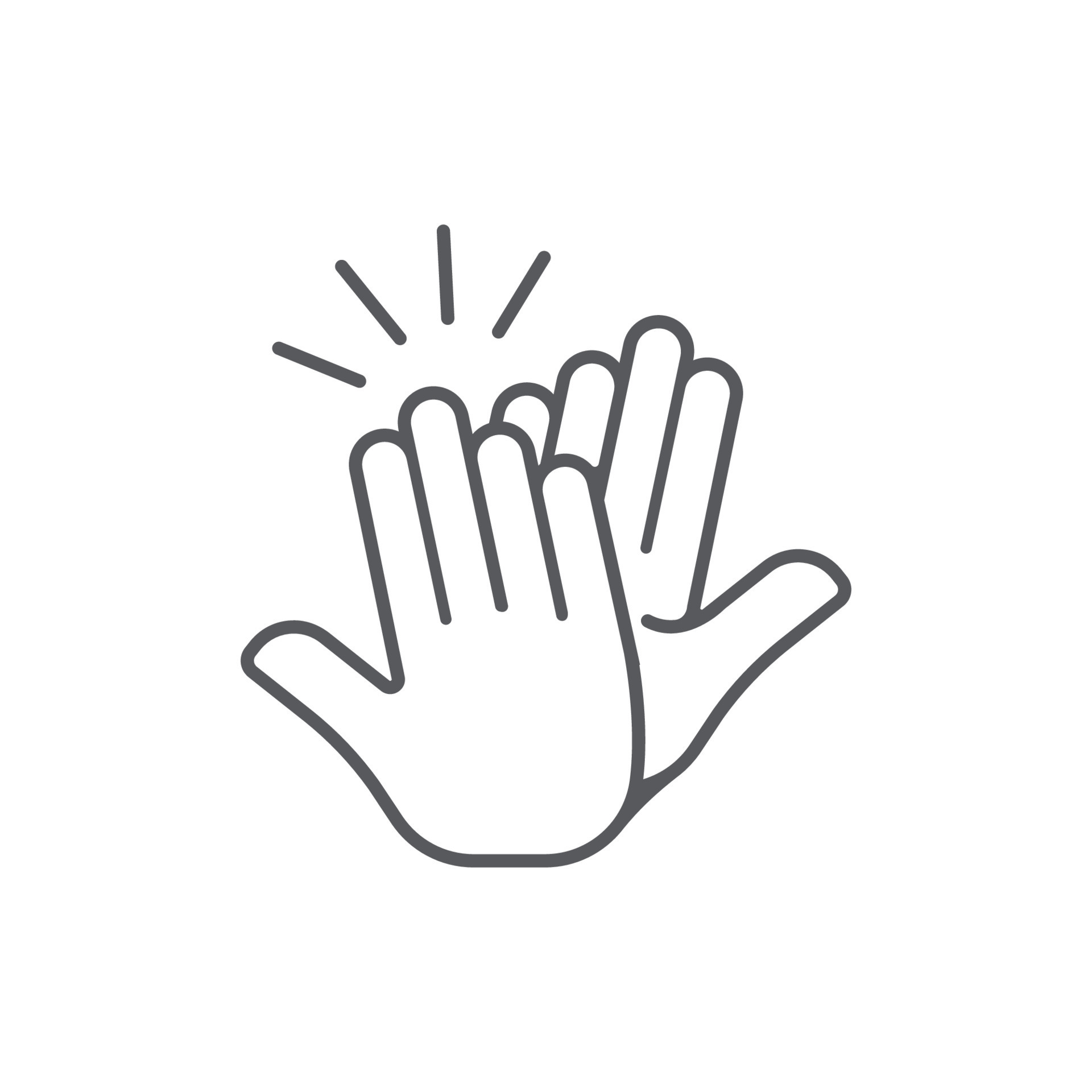High Five Hand Vector Art, Icons, and Graphics for Free Download