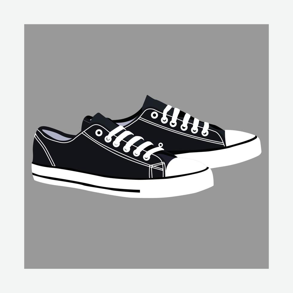 illustration of a pair of shoes vector