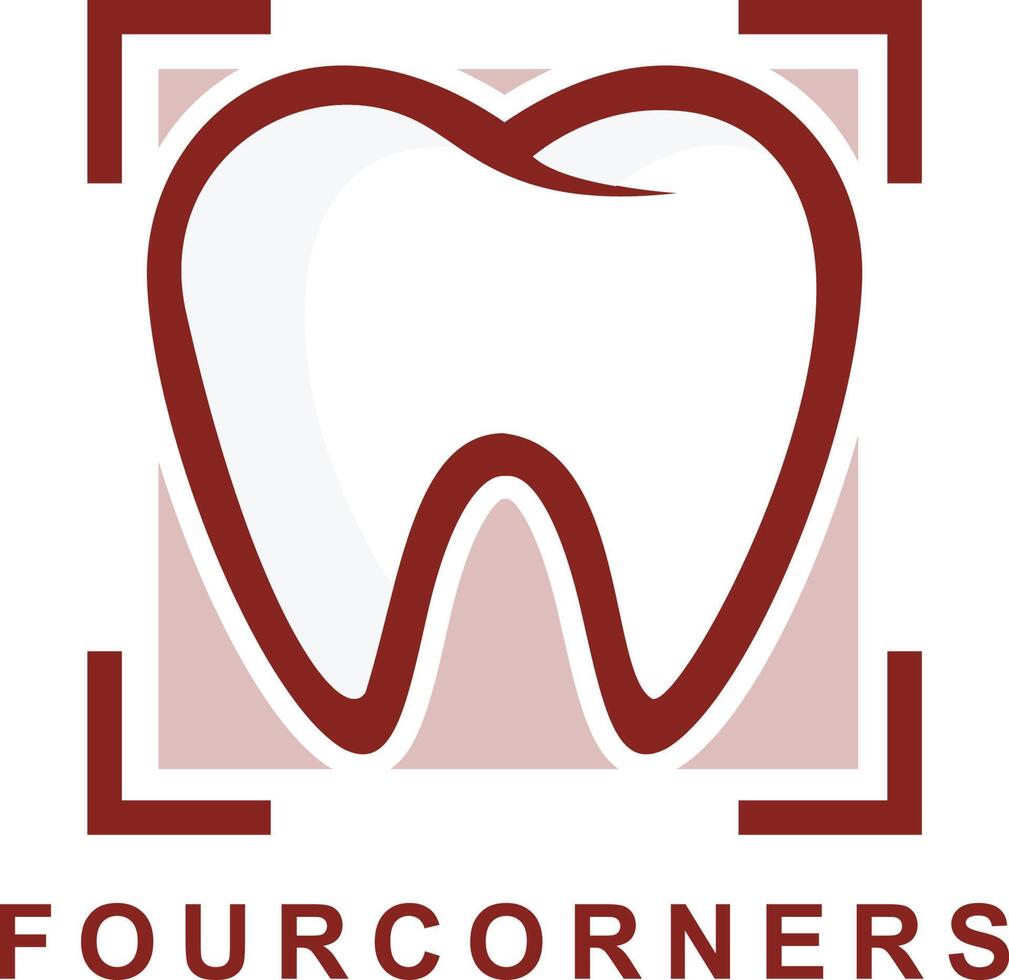 Dentist and dentistry clinic vector logo design. Healthy dental care letter logo design.
