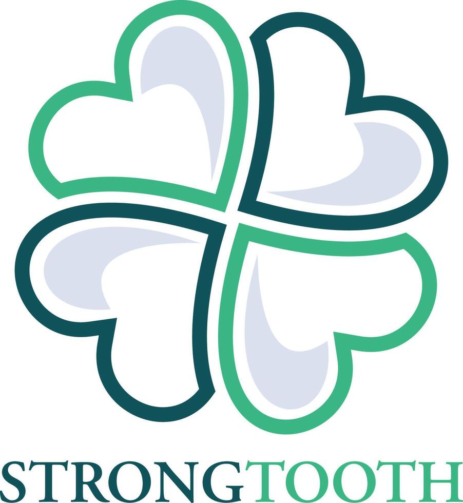 Tooth vector logo template for dentistry or dental clinic and health products. Dentist and dentistry clinic vector logo design.