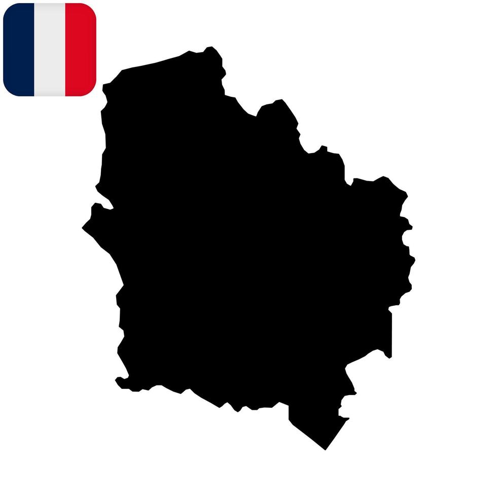 Hauts de france Map. Region of France. Vector illustration.