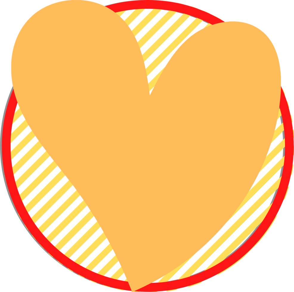 el archivo png en forma de corazón se utiliza para la decoración