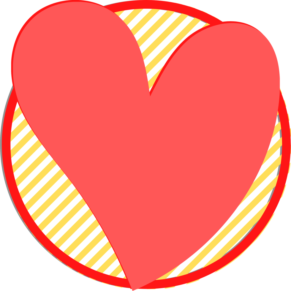 el archivo png en forma de corazón se utiliza para la decoración