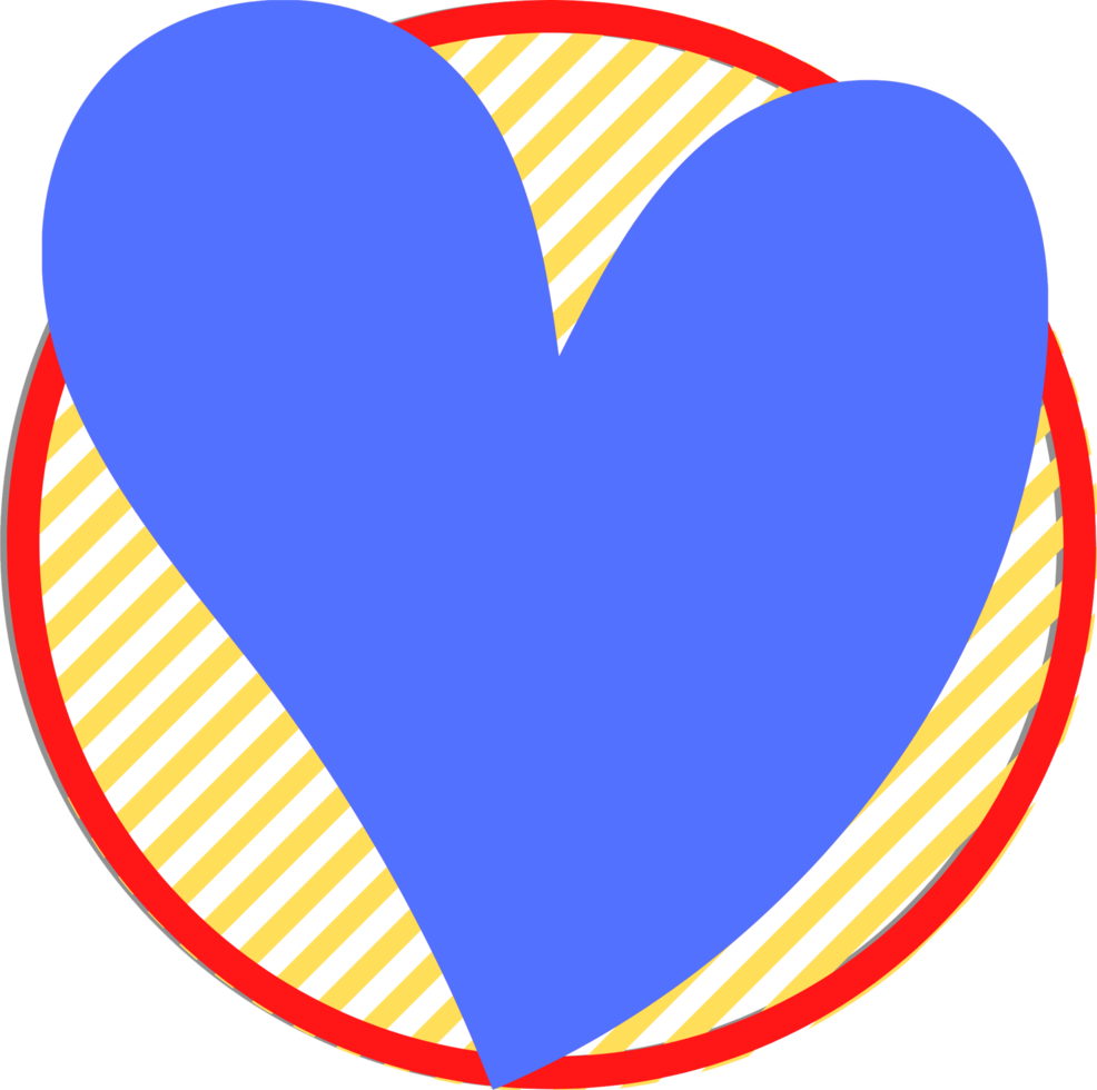 el archivo png en forma de corazón se utiliza para la decoración