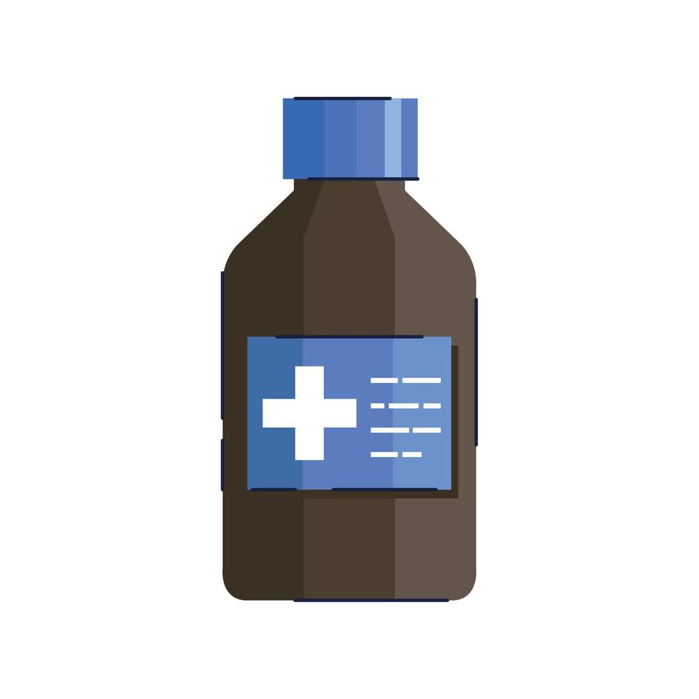 medicine bottle drug vector