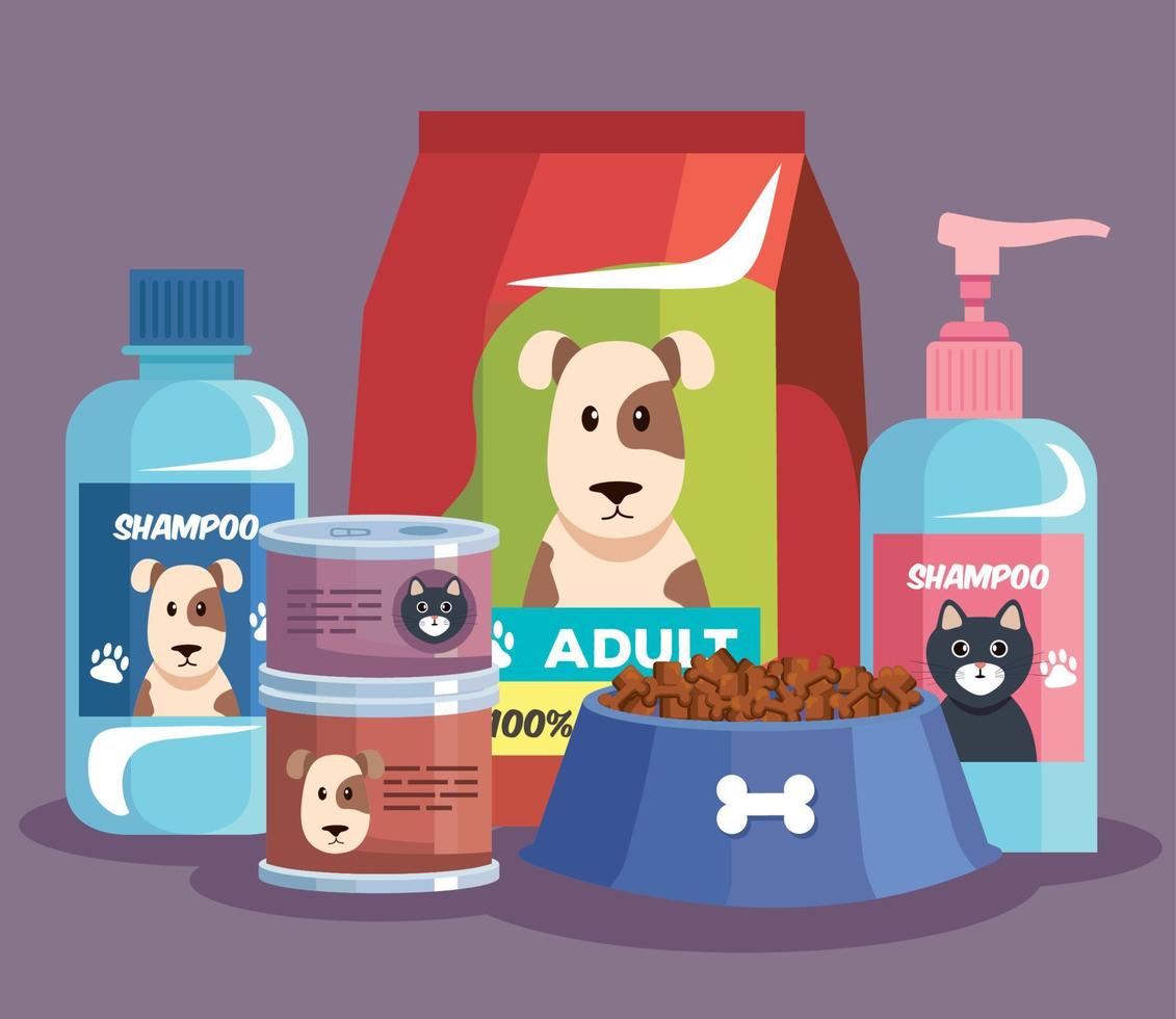 mascot shop products vector