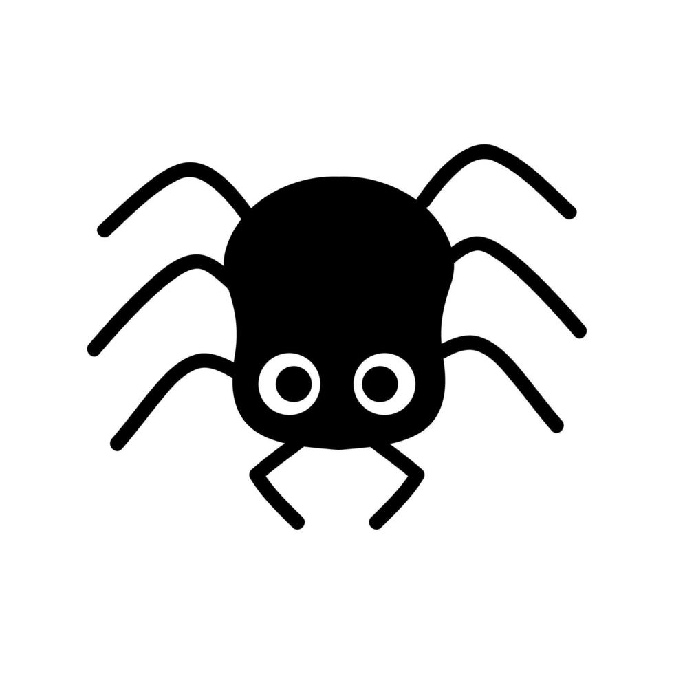 animal araña de halloween vector