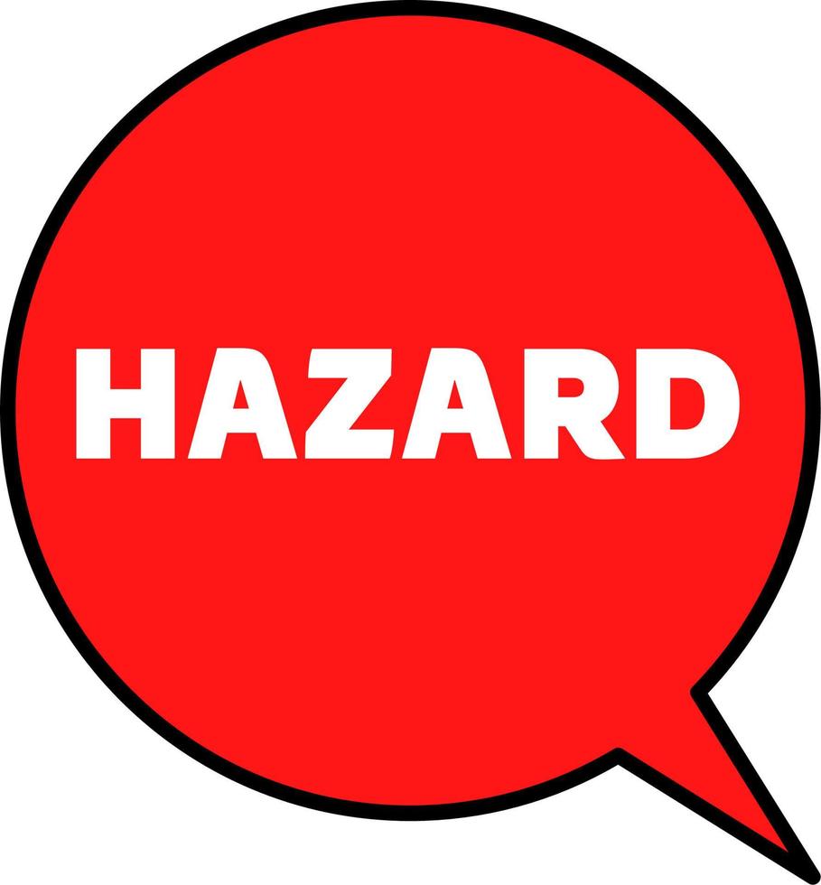 Hazard Warning Hazard sign icon Warnings symbol template for graphic and web design collection logo vector illustration