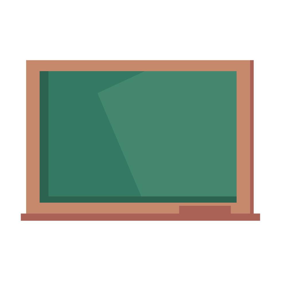 school chalboard equipment vector