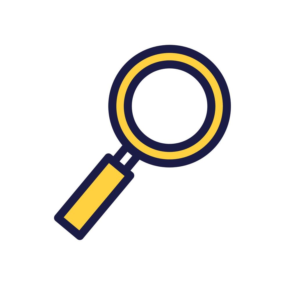 magnifying glass search vector