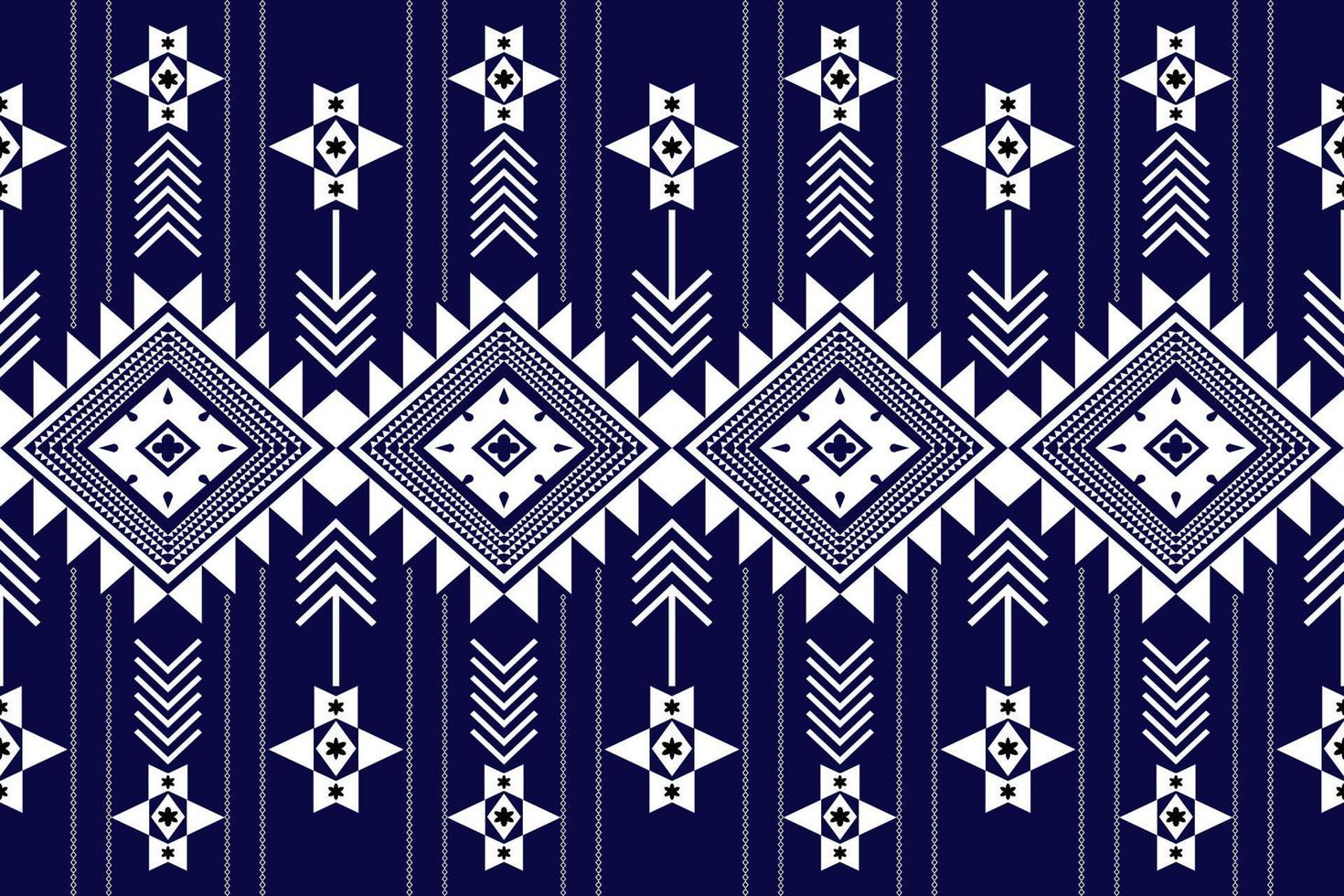 Geometric ethnic oriental seamless pattern traditional Design for background,carpet,wallpaper.clothing,wrapping,Batik fabric,Vector illustration.embroidery style vector