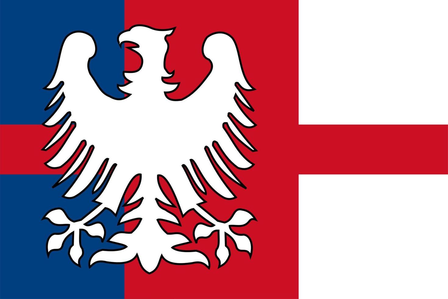 Set of Fictional Flags Fictional Country Flags World Fantasy Flags for fiction Unrealistic Flags vector