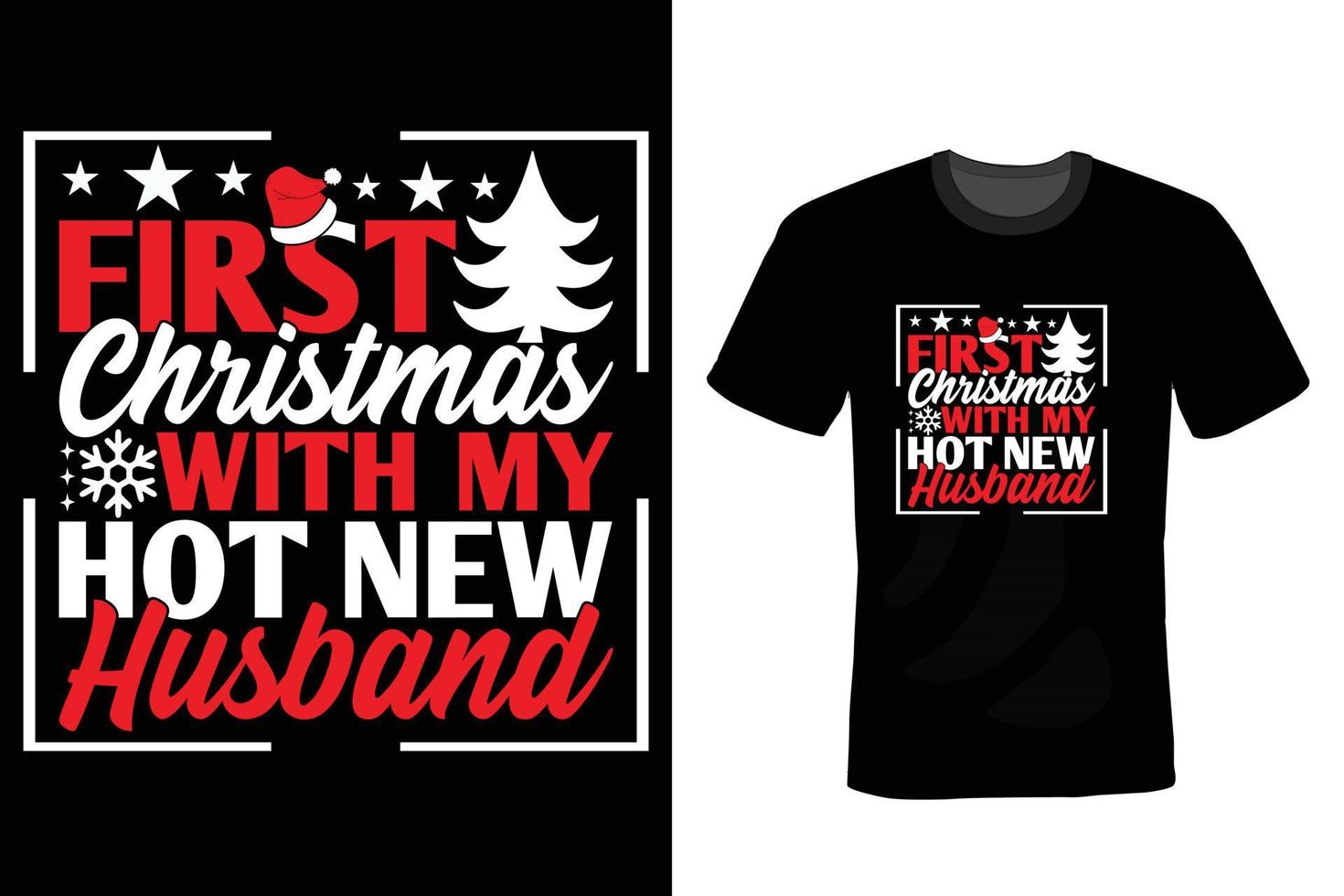 Christmas Day T-shirt Design template vector